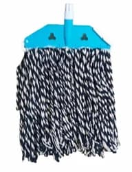 12 inch Black and White Mop Stick