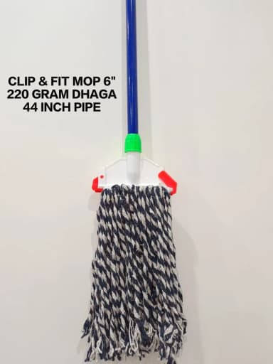 6 inch South Indian Mop Stick